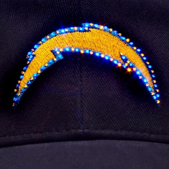Los Angeles Chargers Hat Fiber Optic Lights Up - Picture 2 of 6